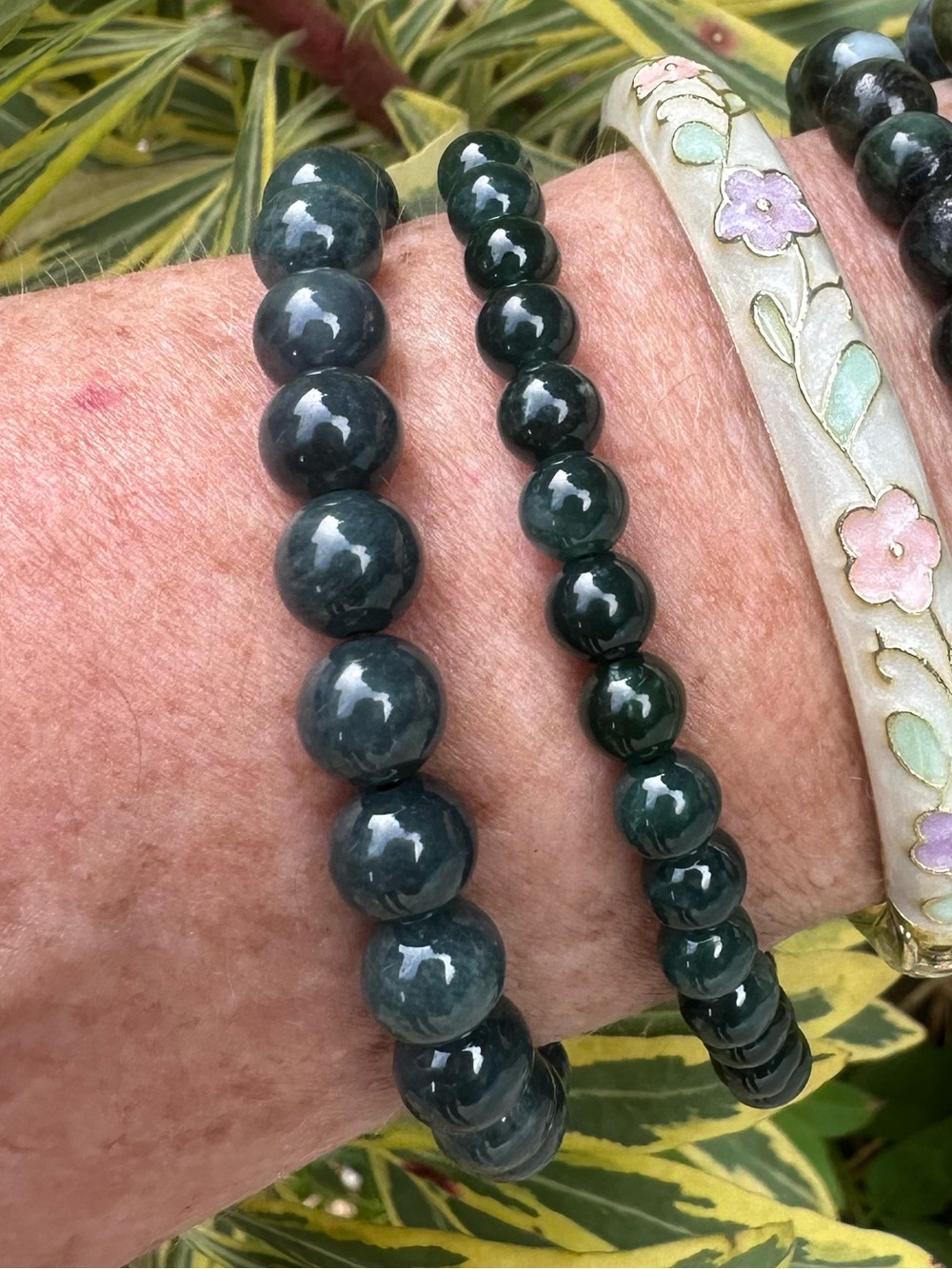 🌊 Bluewater Jadeite Jade Bracelet Grade A